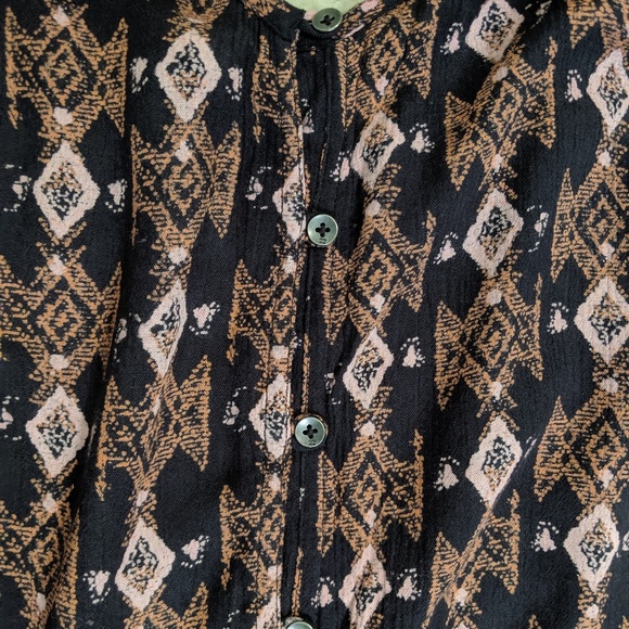 BILLABONG boho Button Down Top - Picture 5 of 8